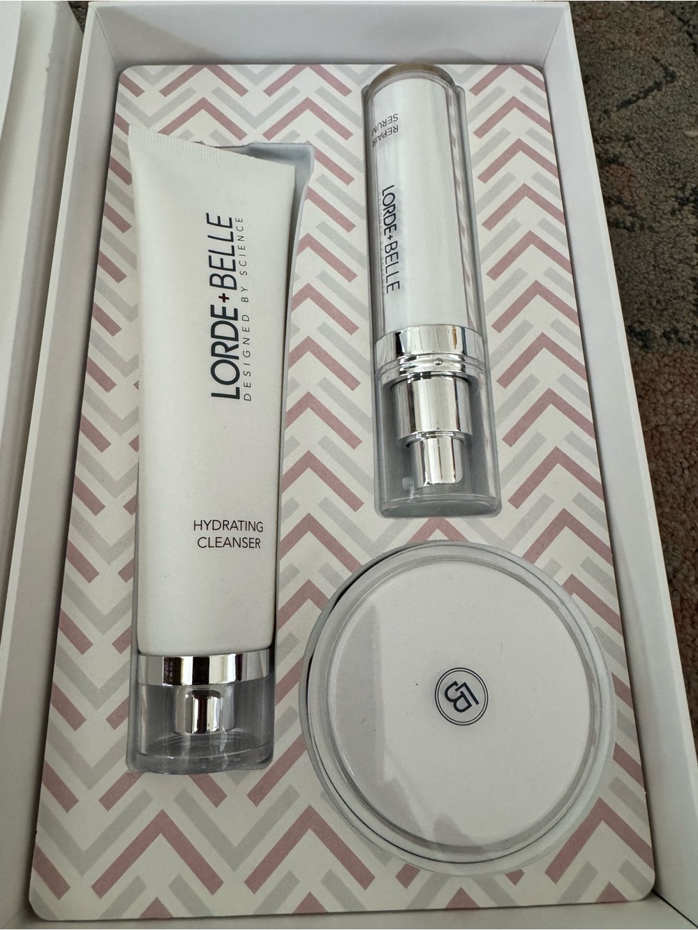 Lorde + Belle Hydrating Set,Serum/Cleanser/Moisturizer